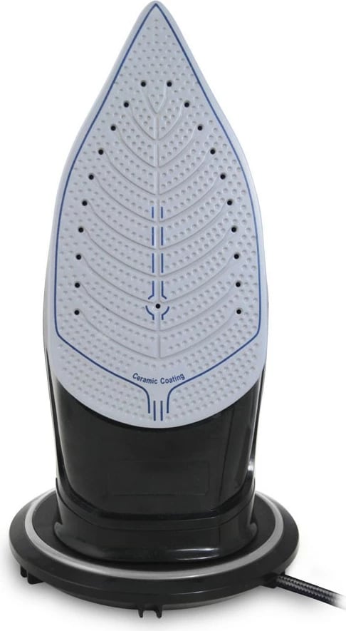 Hekur me avull wireless, Esperanza Satin, 2600 W, pllaka qeramike, depo uji 300 ml, zi/gri