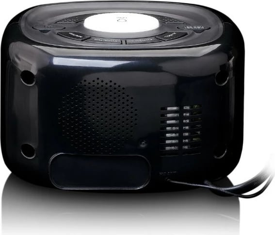 Radio-orë Lenco CR-12, LED, FM, zezë
