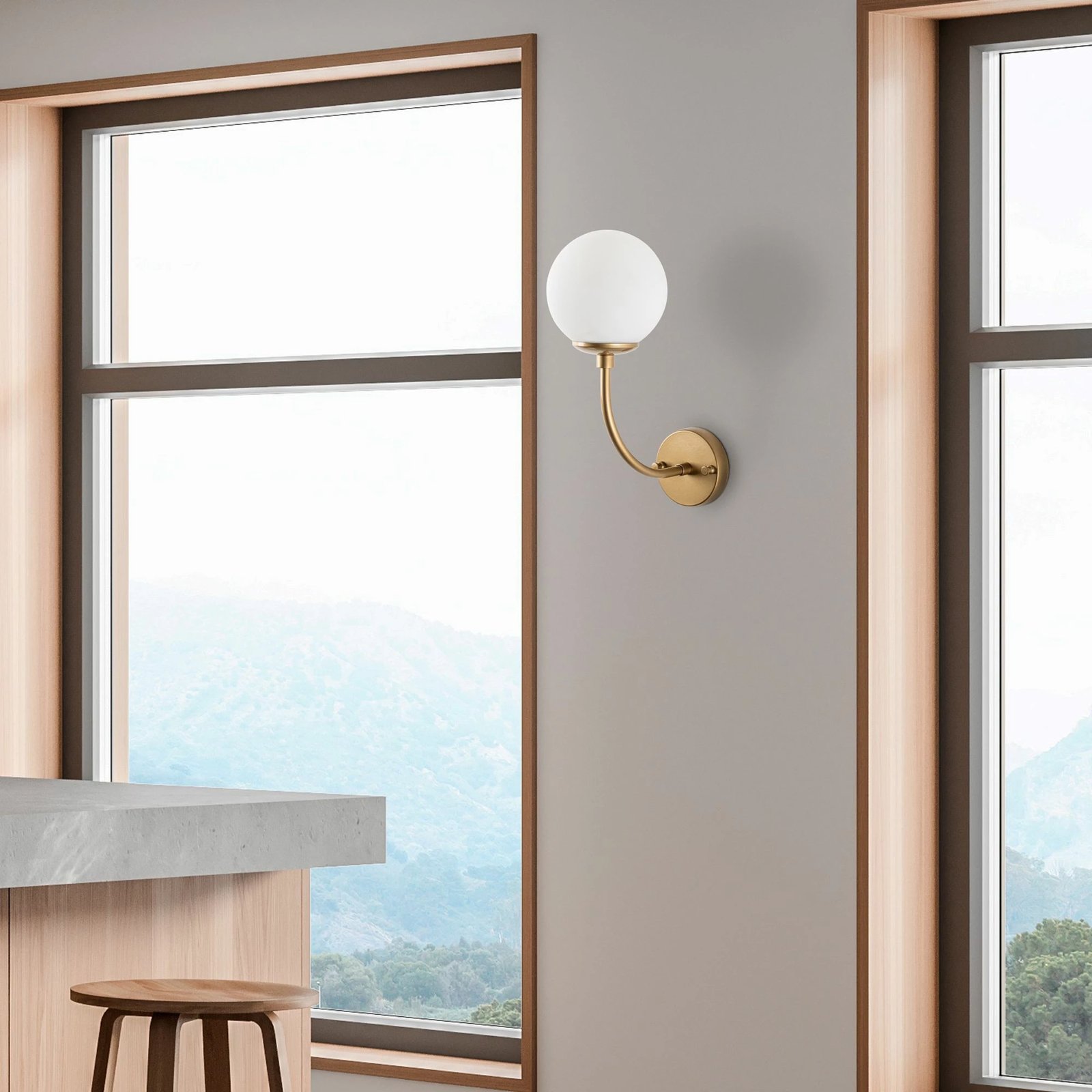 Llambë muri Opviq, Sferıs - 15030, ngjyrë ari