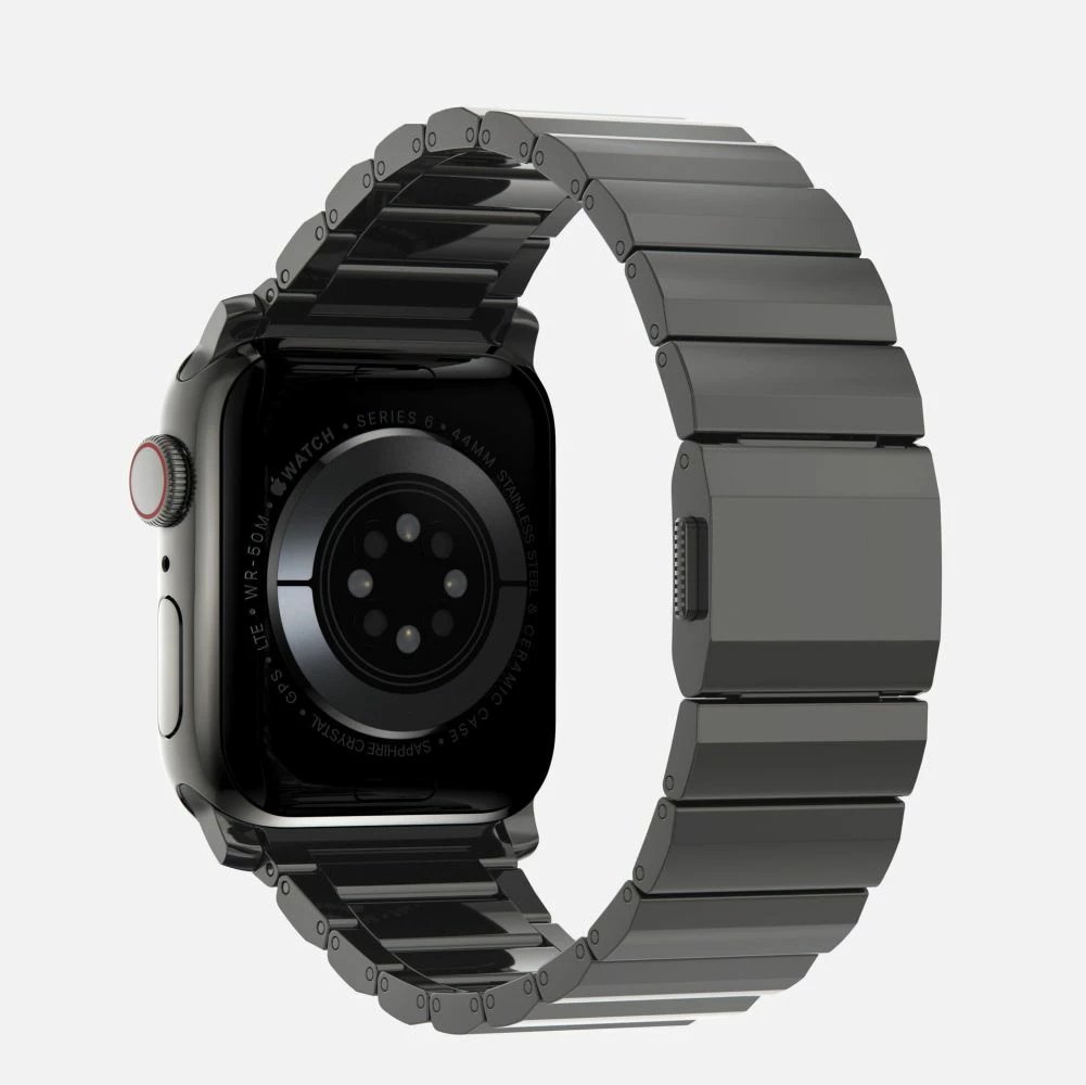 Rrip çeliku për Apple Watch Tech-Protect SteelBand, 42/44/45/49 mm, i zi