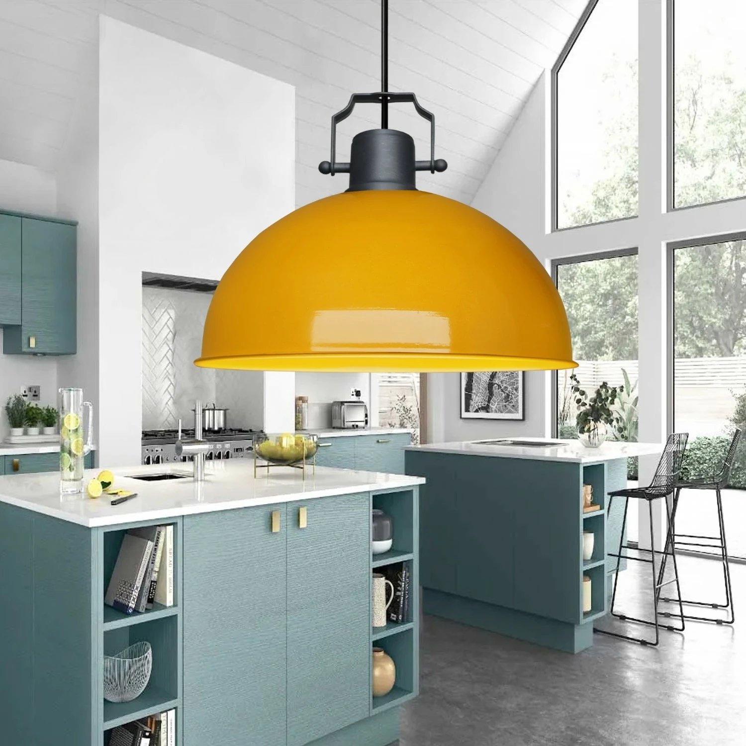 Llambë tavani Opviq, e verdhë, AYD-3584