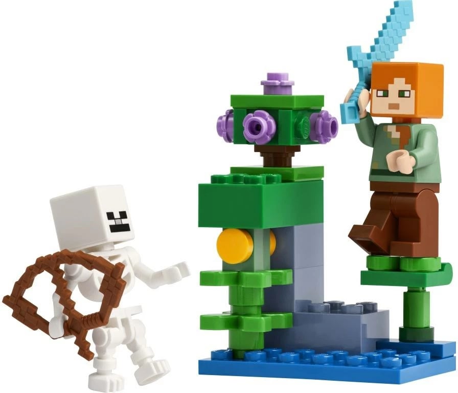 Set LEGO Minecraft 30705 The Lush Cave Fight, 40 pjesë