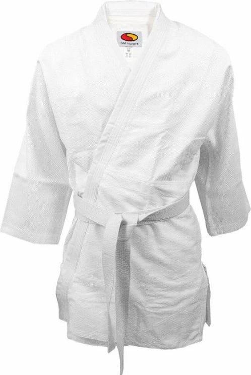 Kimono për xhudo për fëmijë SMJ, i bardhë
