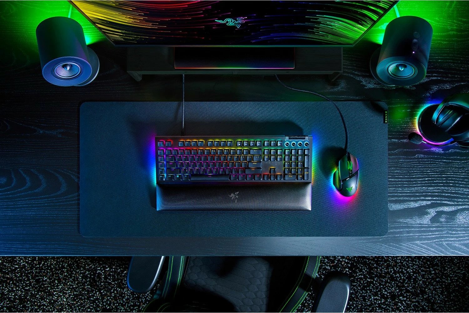 Tastierë mekanike Razer BlackWidow V4, Green Switch, RGB, full-size, QWERTY, e zezë