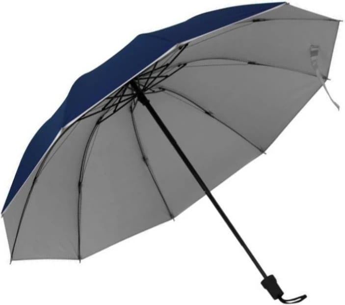 Çadër manuale MACMA Ø105 cm, Argjendtë-Blu