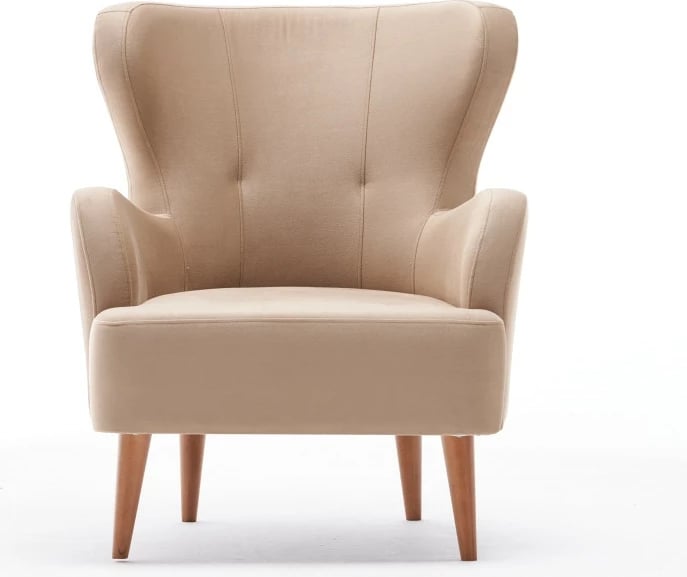 Karrige wing Karina, kadife krem