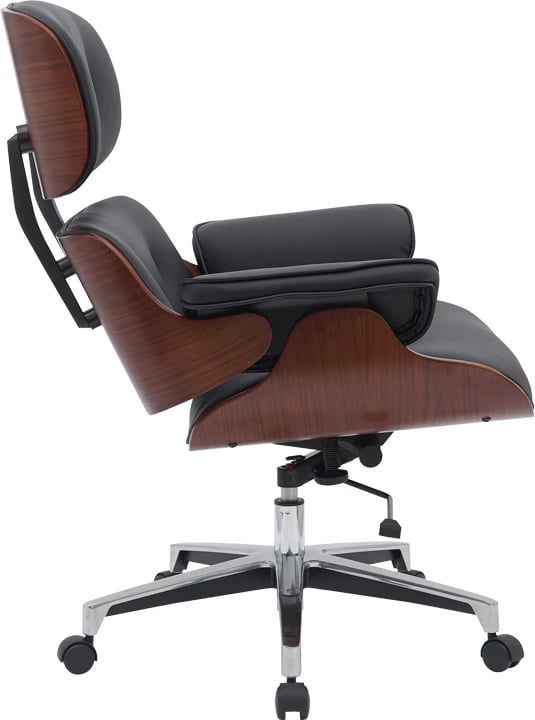 Karrige për zyre Kobane, e zezë/dru