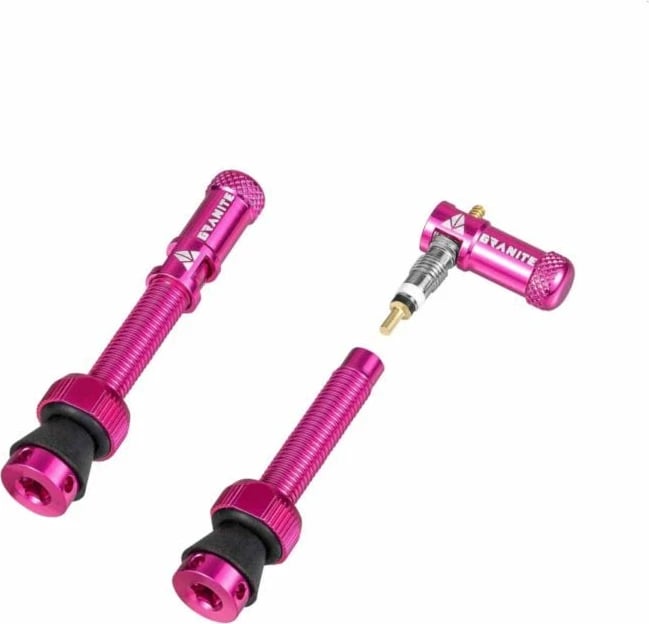 Valvula tubeless për biçikletë Granite, rozë