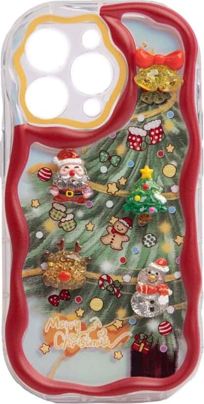 Fotroll për telefon IP14PRO TECH TIME Christmas Edition Cherry Red