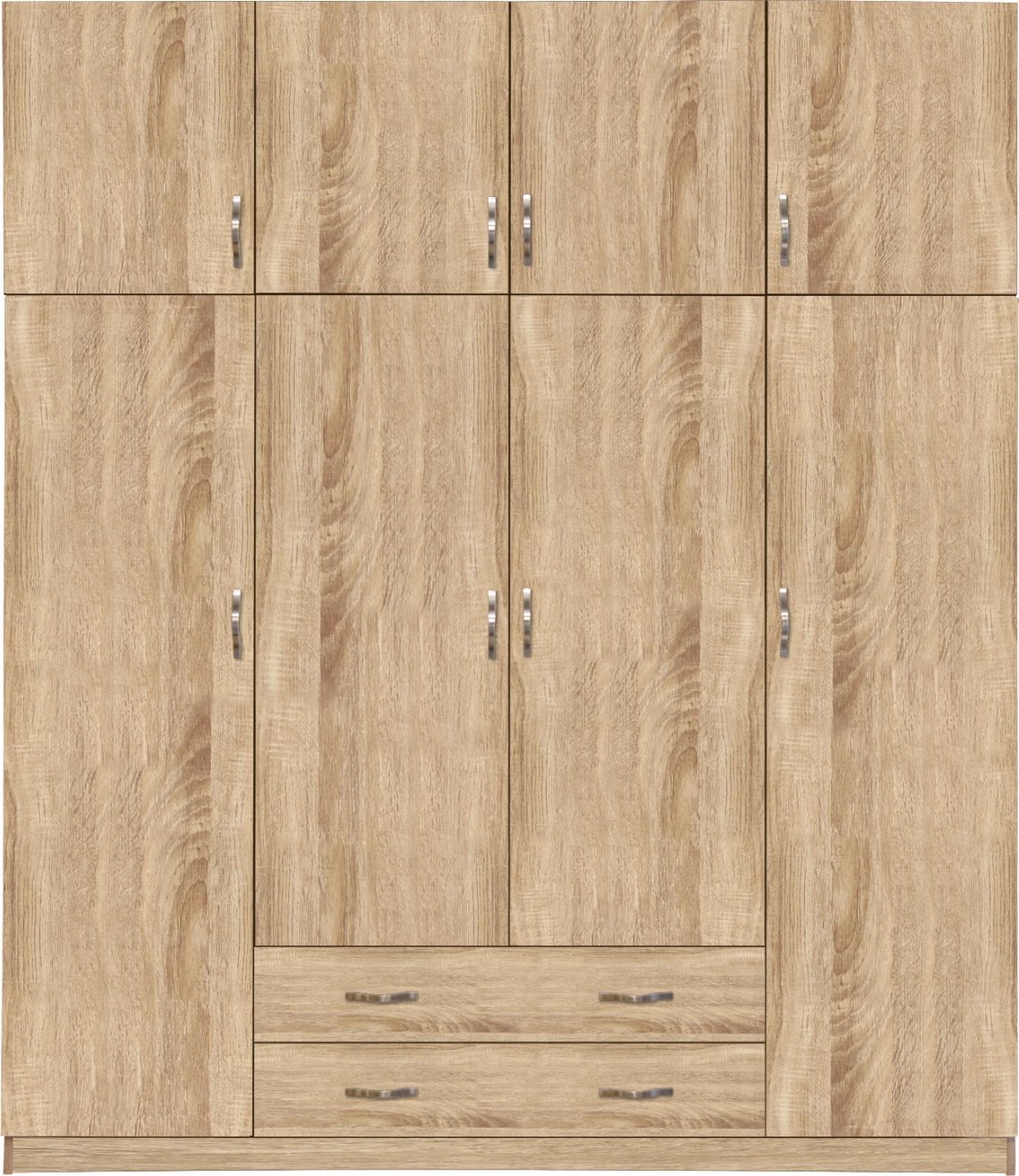 Dollap 4 dyer me papafingo 200x240x55.5 dhe 2 sirtarë sonama