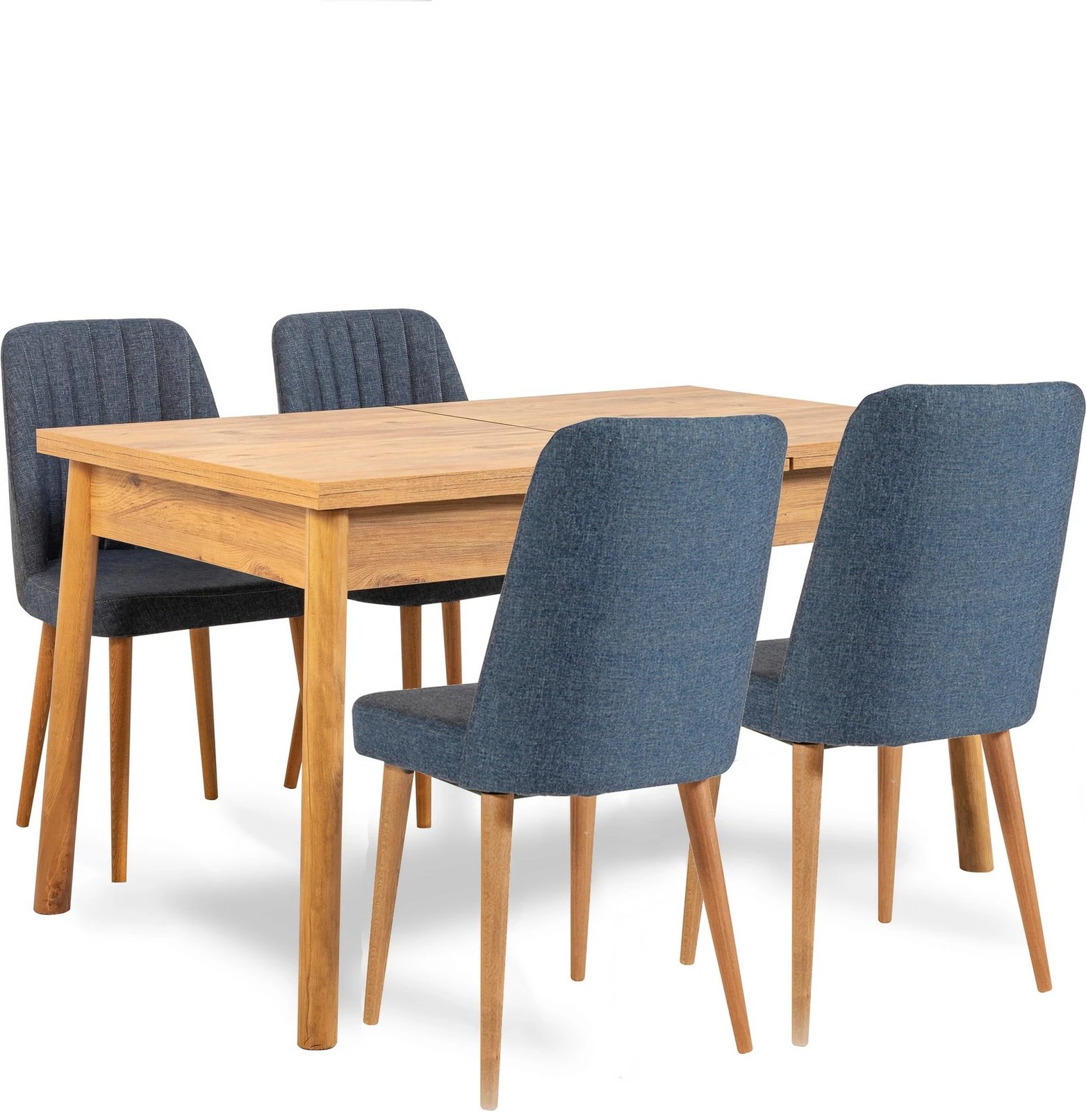 Set tavoline me karrige (6 copë), Hanah Home, Costa Atlantic, ngjyrë navy blue