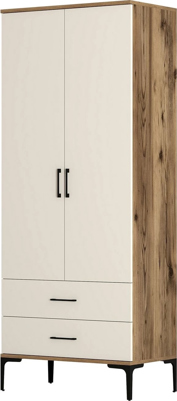 Dollap Hanah Home, Kumsal T, ngjyrë arre dhe krem