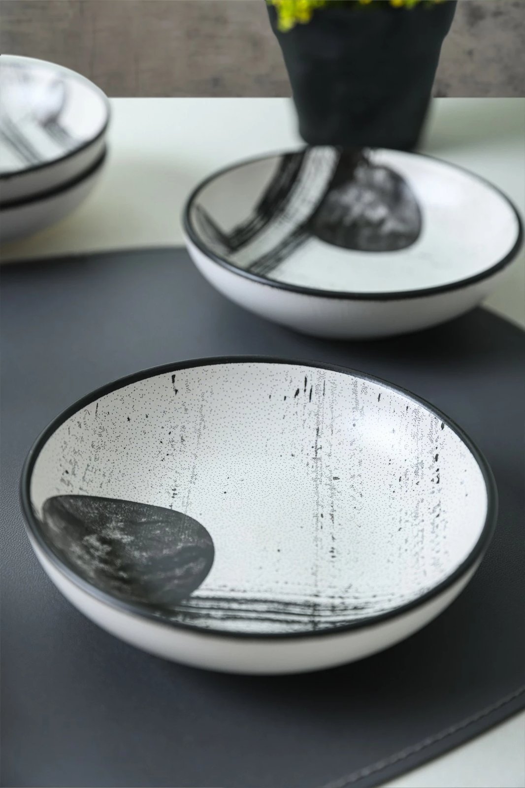 Set tasash për salcë (6 copë), Hermia Concept, X00017451, ngjyrë e bardhë mat