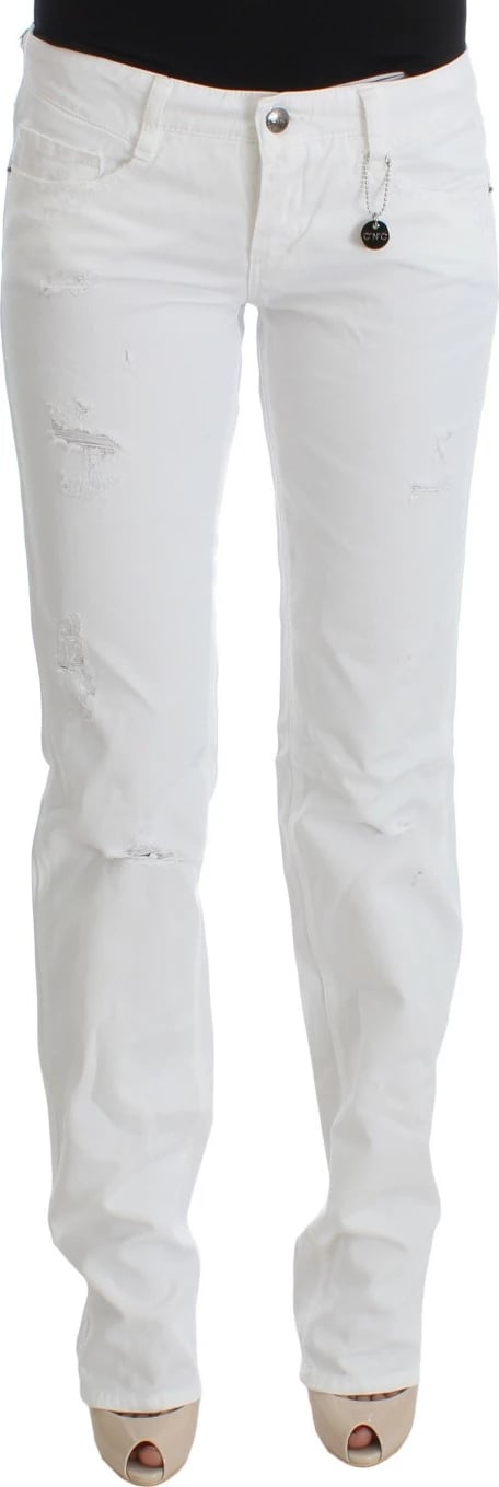 Xhinse për femra Costume National, të bardha