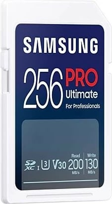 Kartë memorie SD Samsung PRO Ultimate 256GB me lexues USB