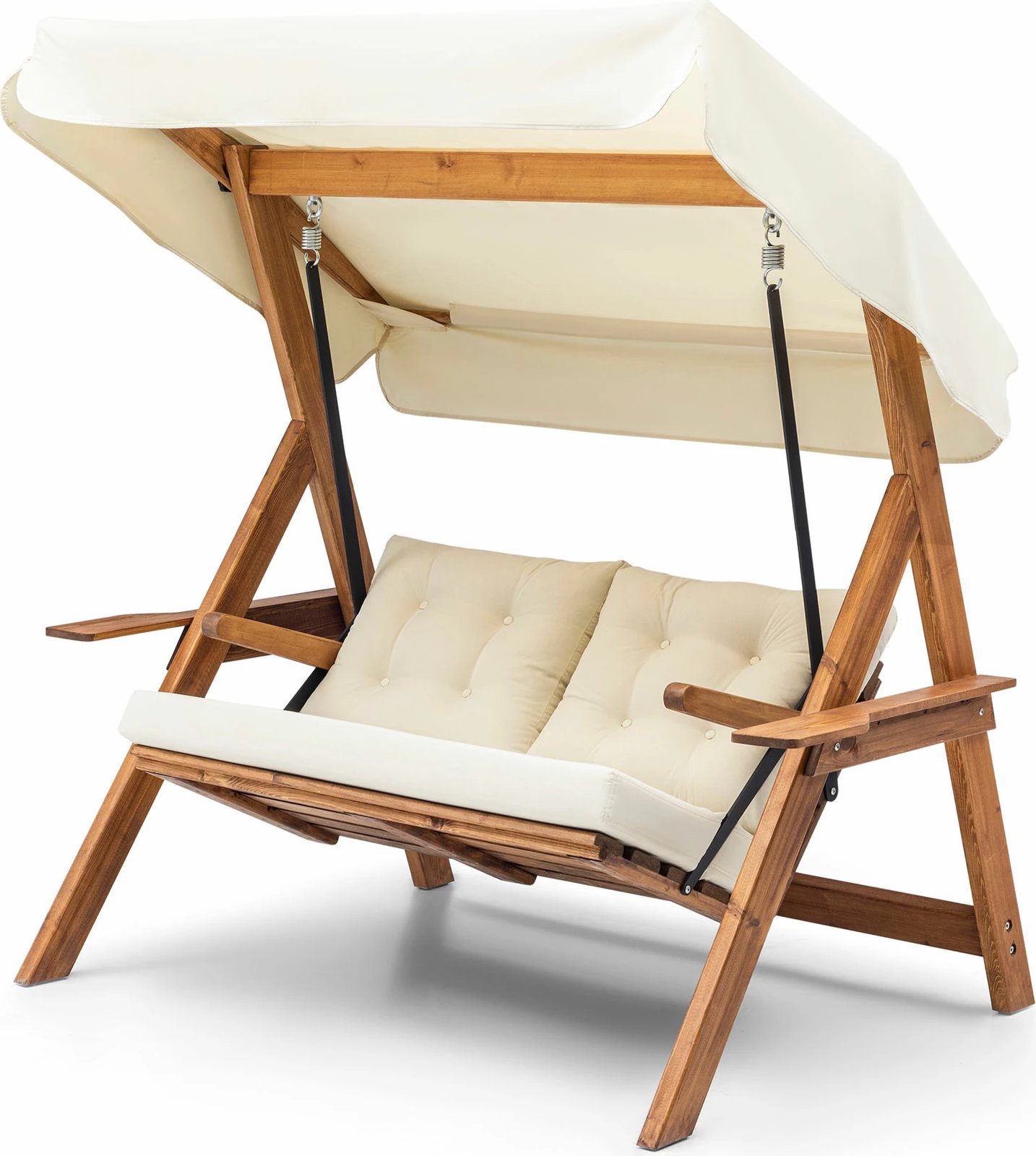 Karrige lëkundëse dyshe për kopsht, ngjyrë krem, Skye Decor Galata Swing S2