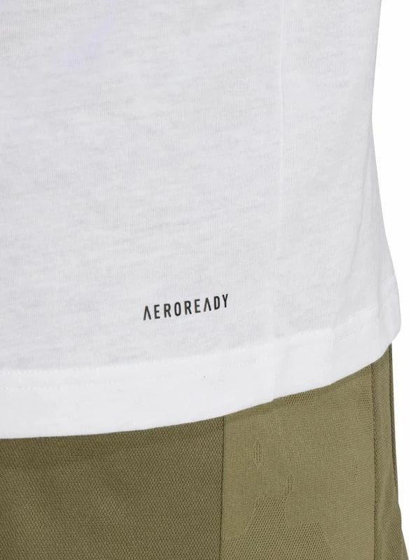 Maicë stërvitore për meshkuj adidas, e bardhë