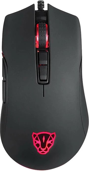 Maus gaming Motospeed V70 me kabllo, RGB, 12000 DPI, i zi