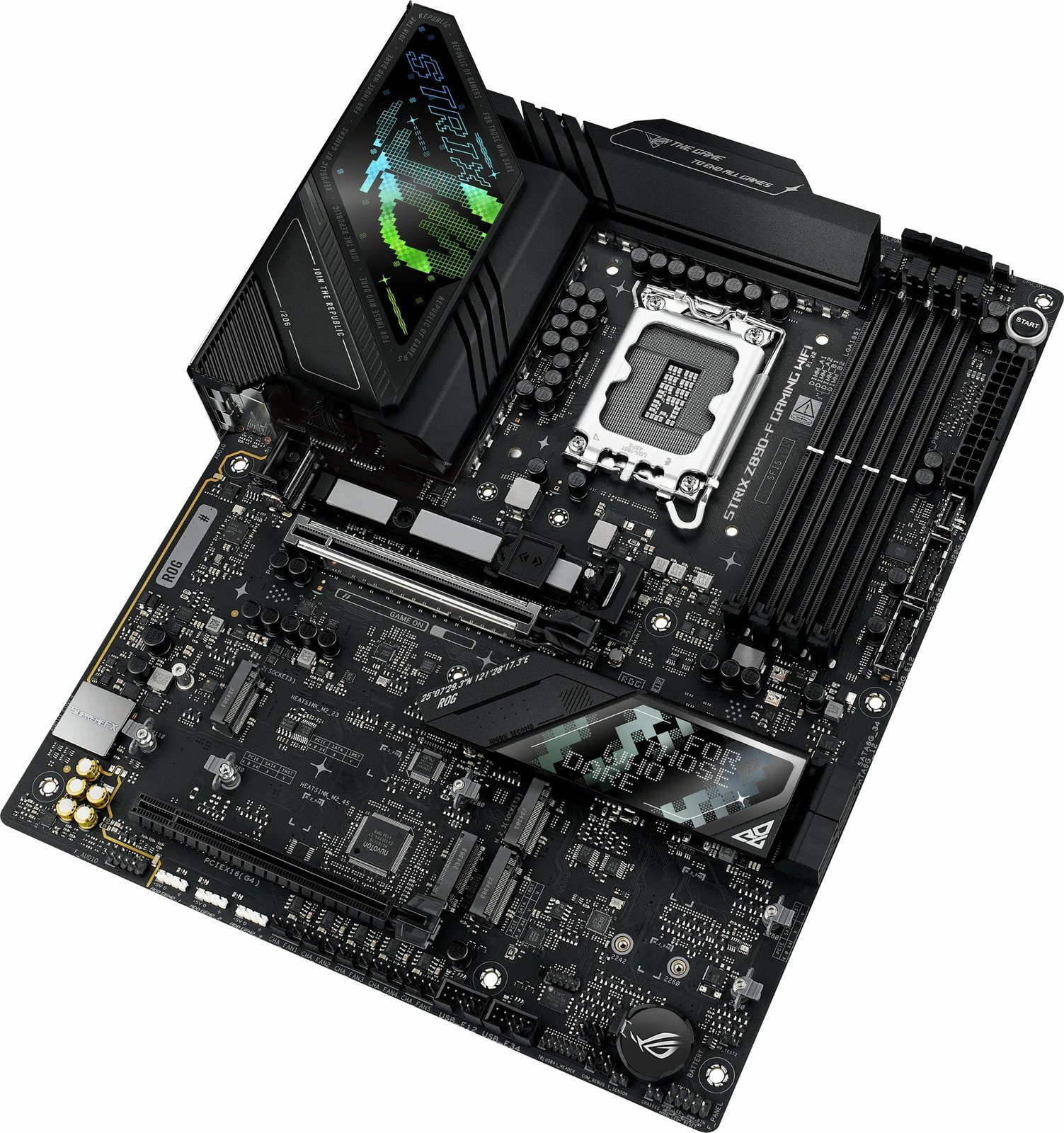 Pllakë amë ASUS ROG STRIX Z890-F GAMING WIFI, Intel, LGA 1851, DDR5, 192 GB