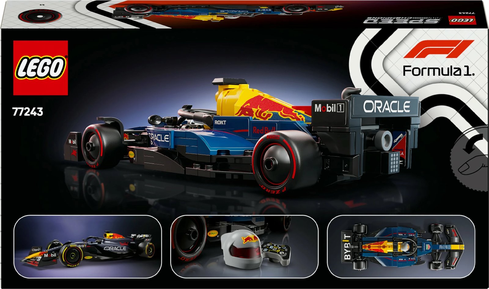 Set ndërtimi LEGO Oracle Red Bull Racing RB20 F1, 251 pjesë, shumëngjyrësh