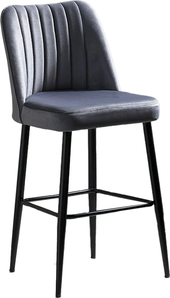 Set karrigesh për bar (4 copë), Hanah Home, Vento, gri