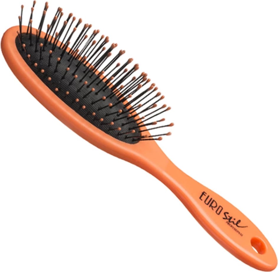 Furçë flokësh Eurostil oval unisex portokalli 1 copë