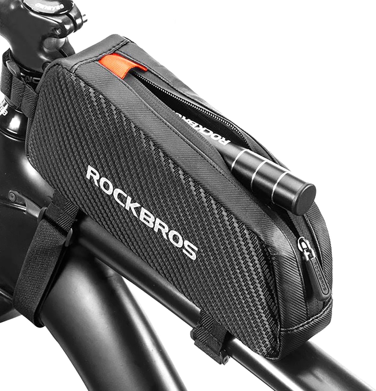 Çantë kornize për biçikletë Rockbros 039BK, 1L, e zezë