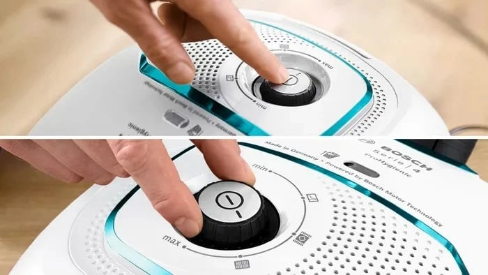 Fshesë me korent Bosch Serie 4 BGB41HYG1H, 600 W, me qese, e bardhë