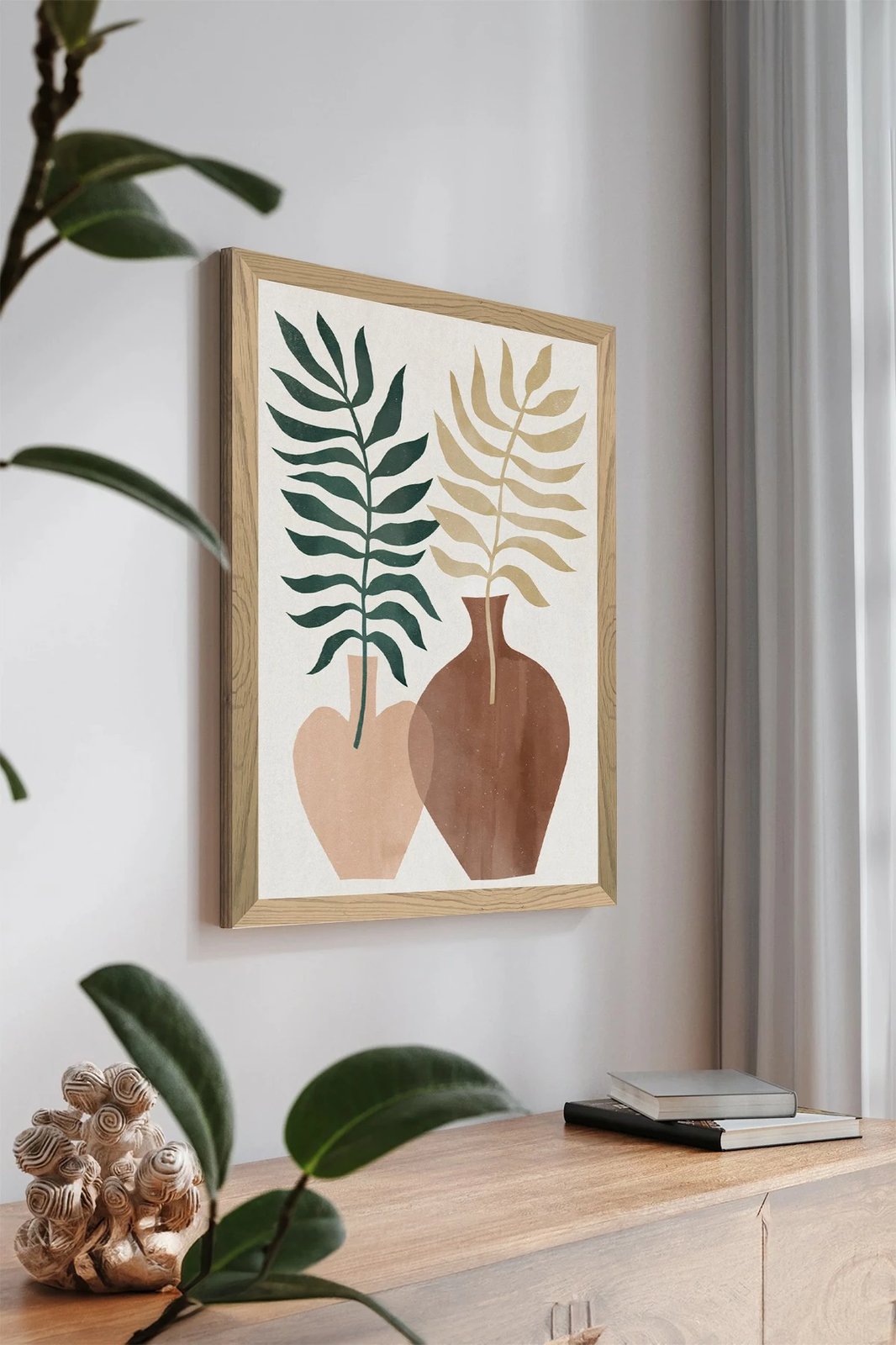 Pikturë dekorative murale Wallity, Tekhammdf51, shumëngjyrëshe, 33x48cm