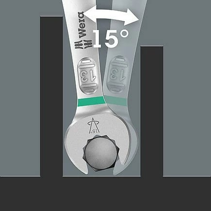 Set çelësa Wera 6005 Joker 4 copë, me mbajtëse, inox, zi