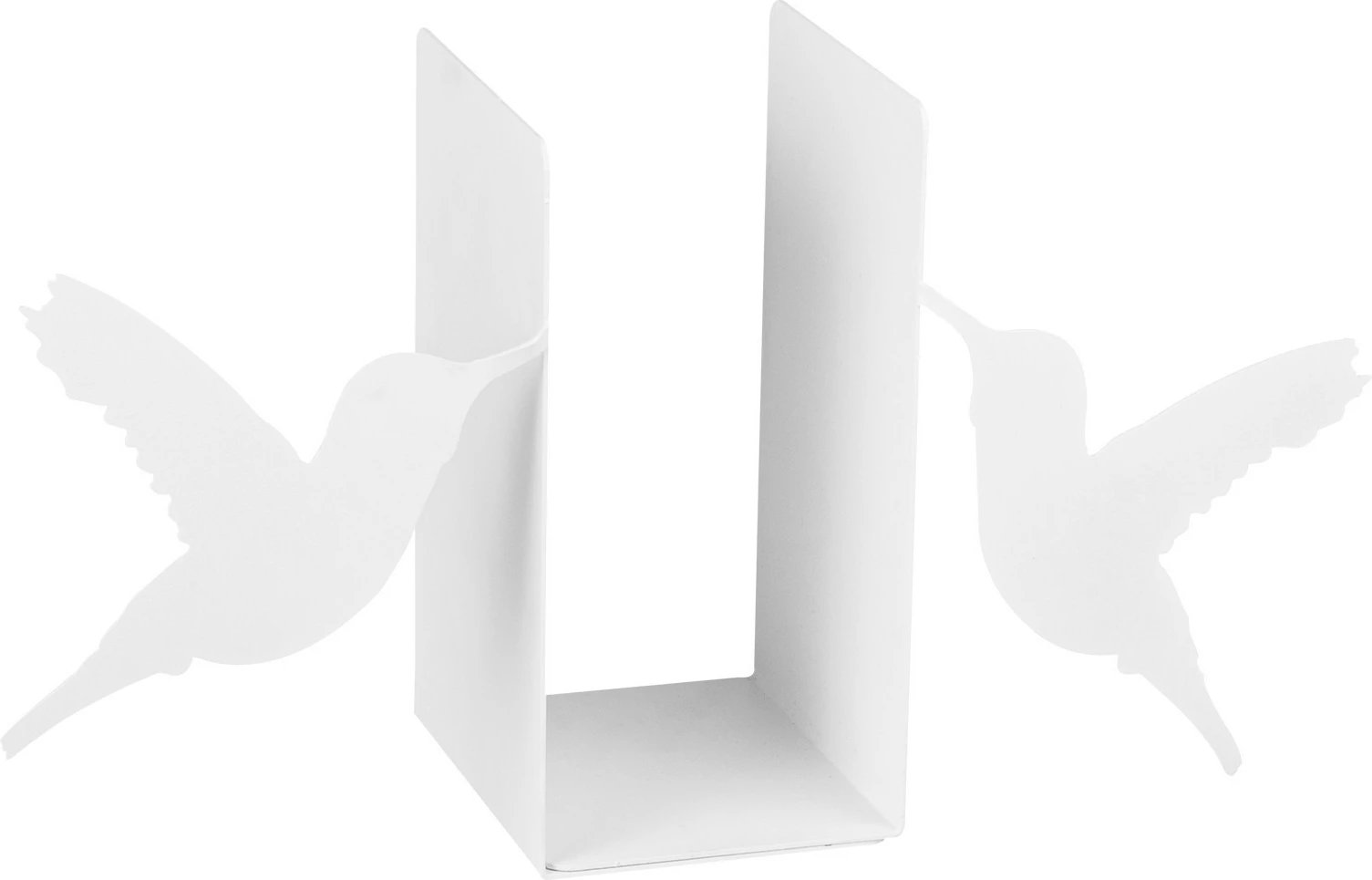 Mbajtës librash metalik, dizajn Aberto, i bardhë