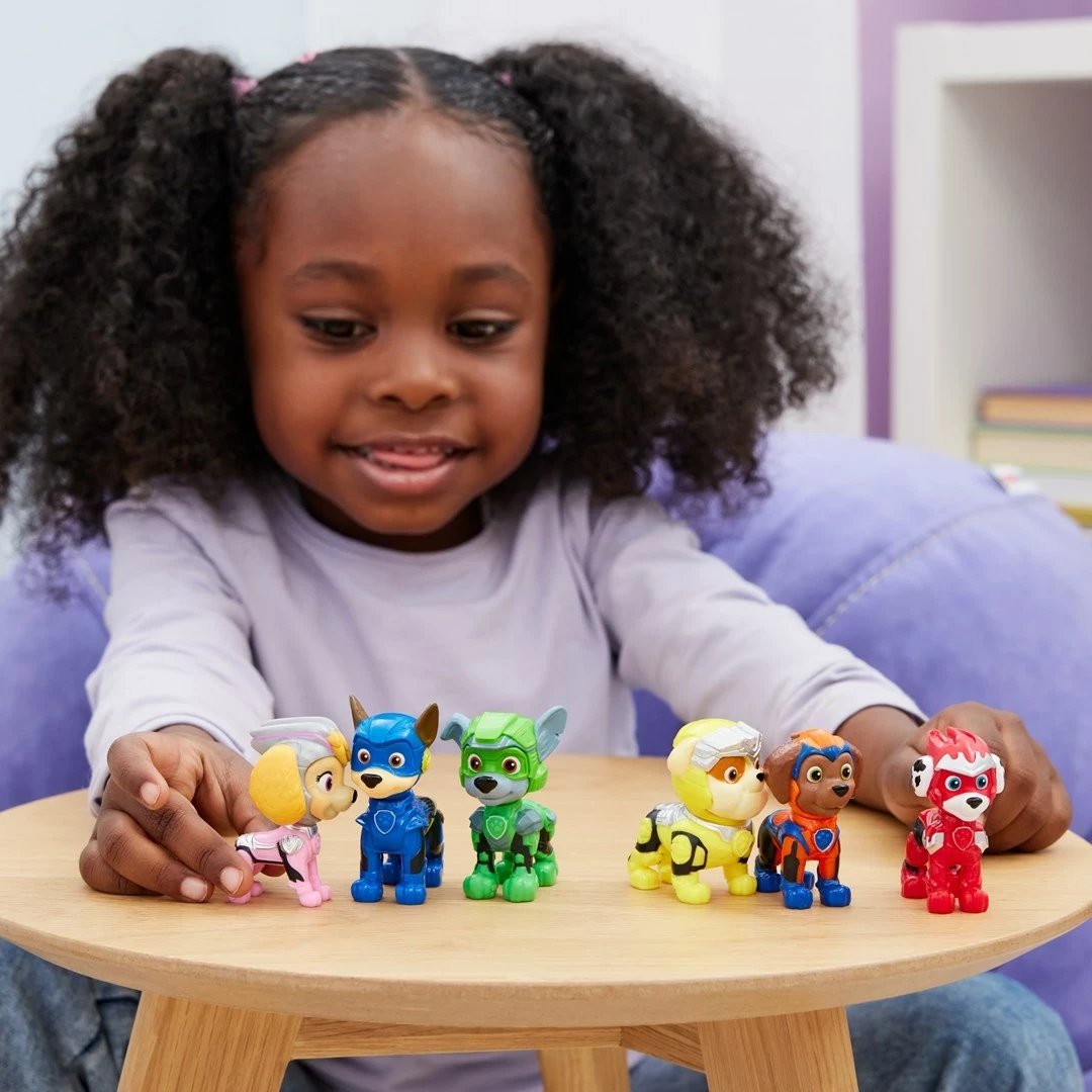 Figurina PAW Patrol: The Mighty Movie, set dhuratë, shumëngjyrëshe