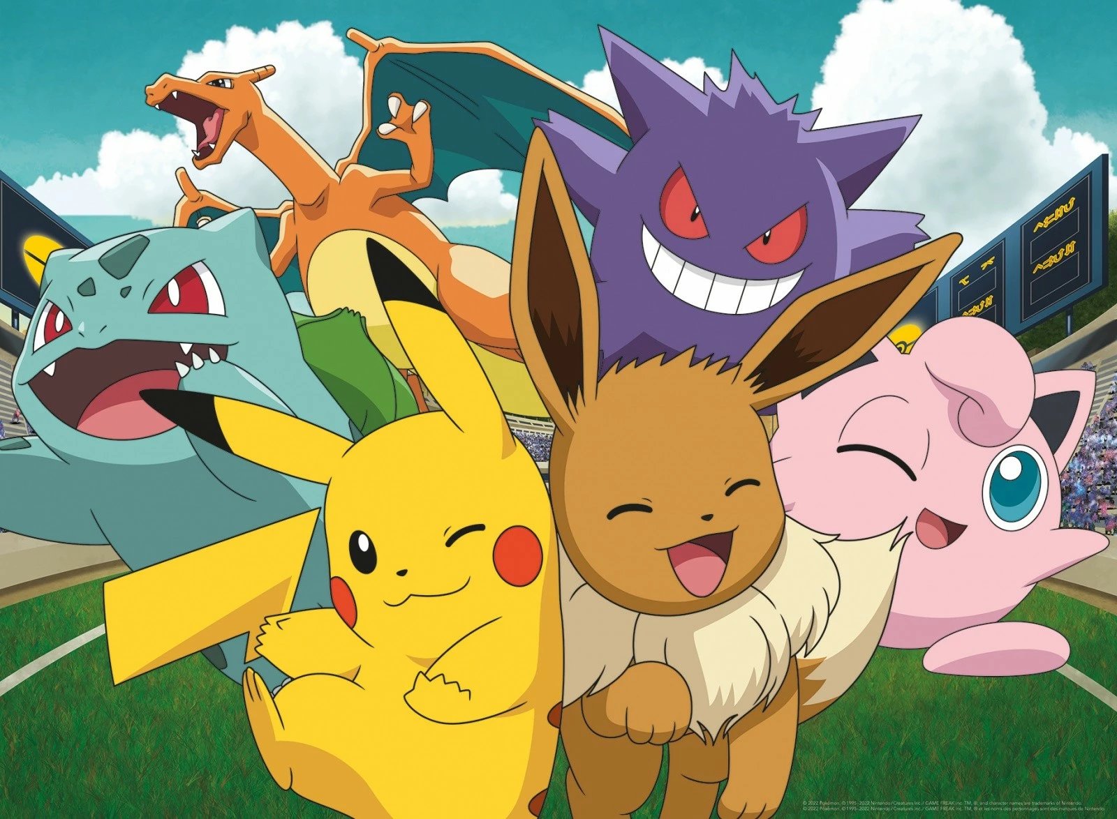 Puzzle Pokemon Ravensburger 500 pjesë, klasik