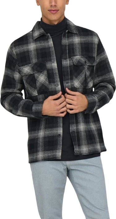 Këmishë Only & Sons, meshkuj, e zezë