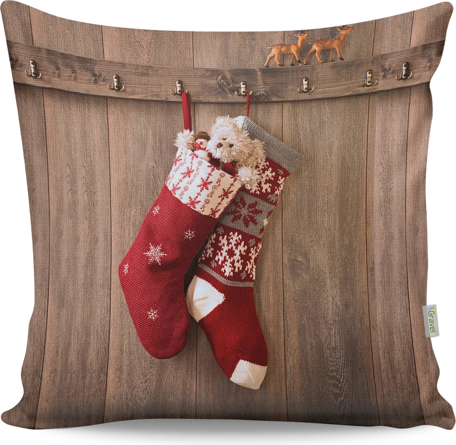 Jastëk dekorativ Evila Originals, A12973, shumëngjyrësh, 43x43cm