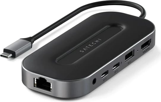 USB Hub Satechi USB-C MultiPort USB4 + 2.5G, ST-U4MGEM, Gri
