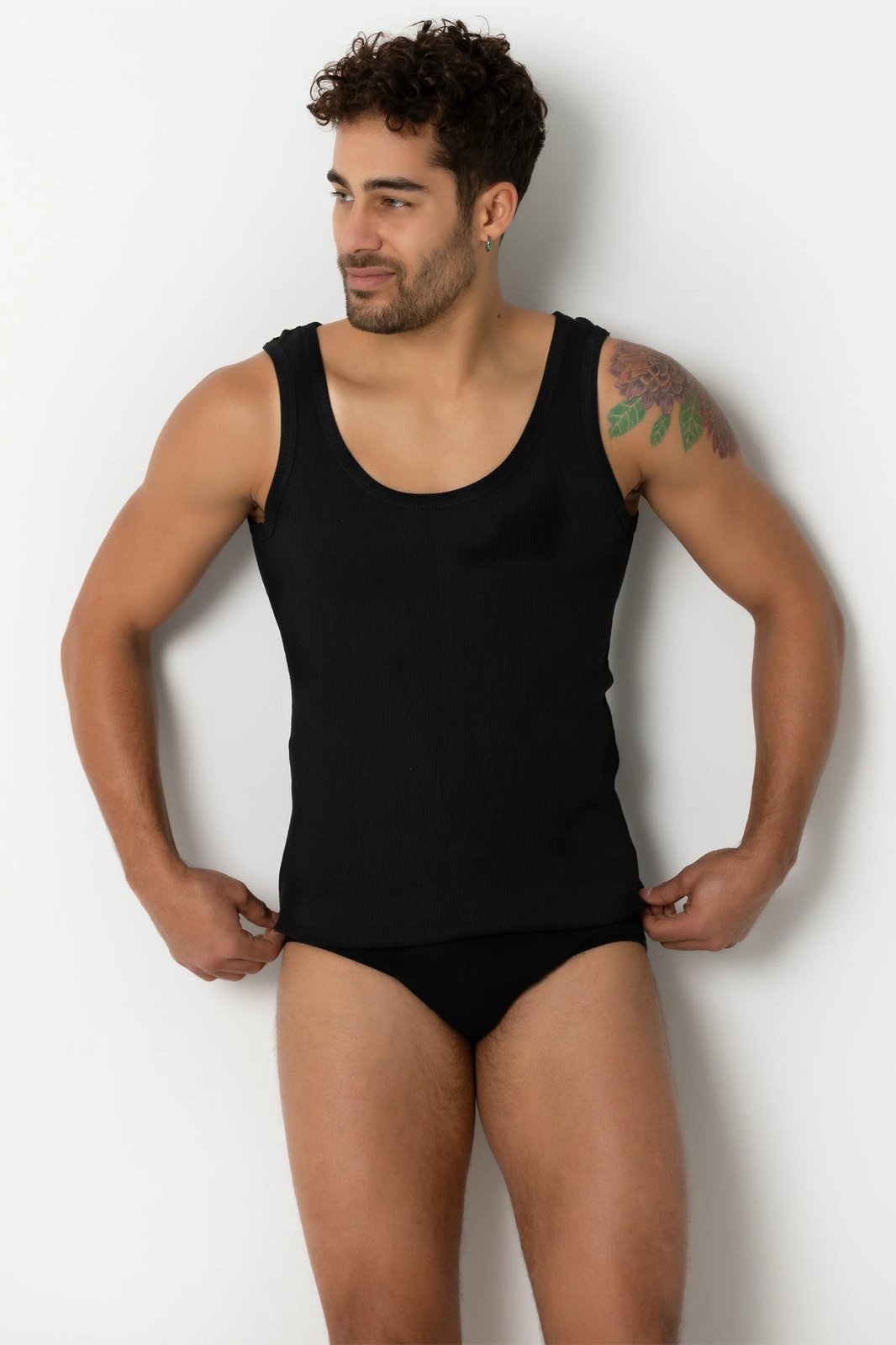 Fanellë e brendshme për meshkuj, Jumeon, e zezë, XXL, 001-021005