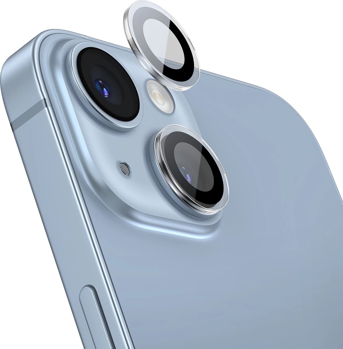 Xham i temperuar Baseus për kamera iPhone 14 / iPhone 14 Plus, transparent, me set pastrimi