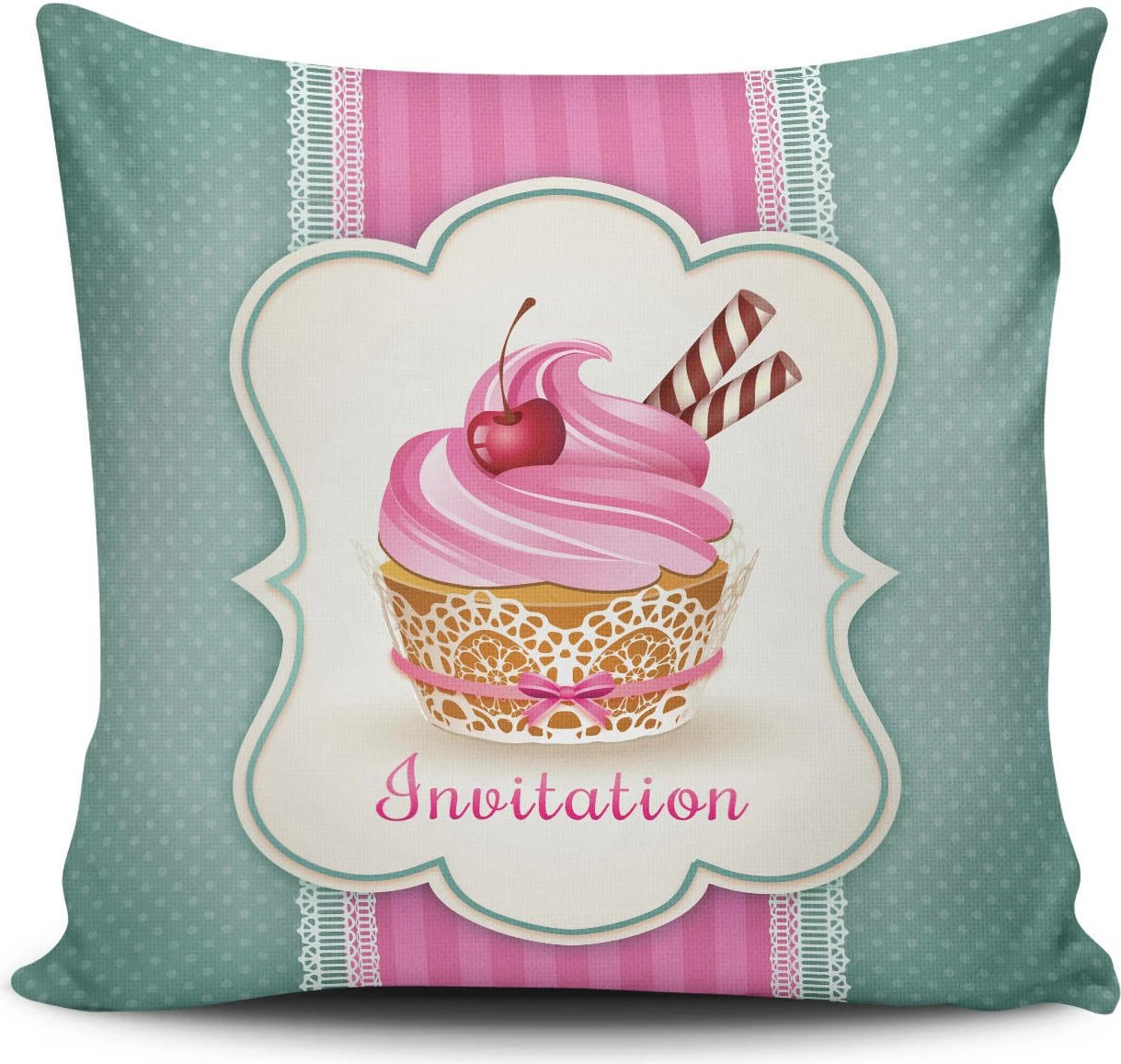 Jastëk dekorativ Aberto Design, NKRLNT-135, shumëngjyrësh, 43x43cm