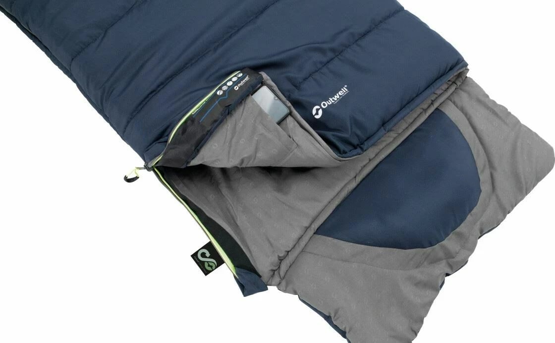 Thes gjumi Outwell Contour Junior për fëmijë, poliester, Blu