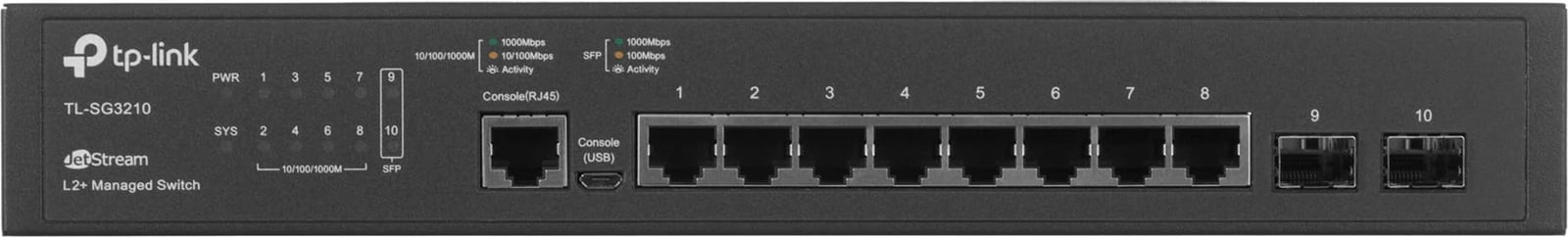 Ndërprerës Ethernet, TP-LINK TL-SG3210, i zi