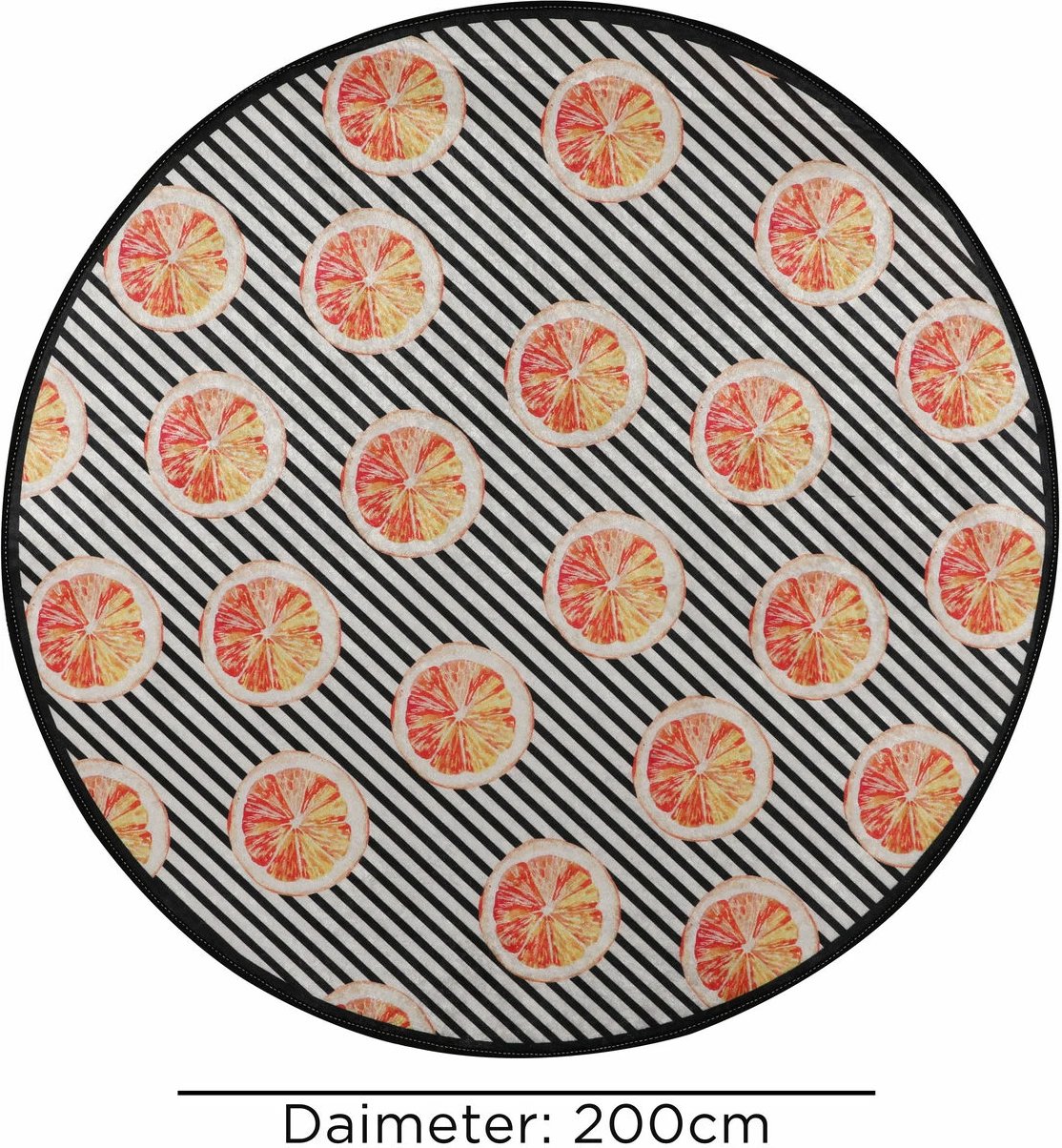 Tapet banjoje Mijölnir, Tranche Circle Djt 200, shumëngjyrësh, 200cm