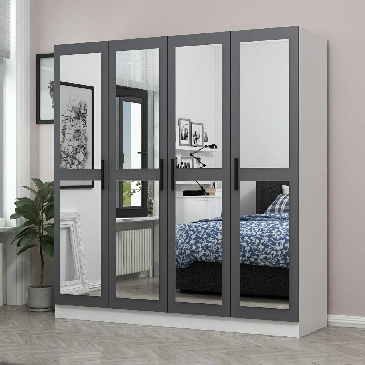 Dollap Skye Decor, anthracit, 4958