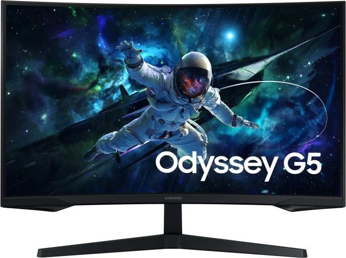 Monitor Samsung Odyssey G5 G55C LS32CG552EU 32" i lakuar, e zezë