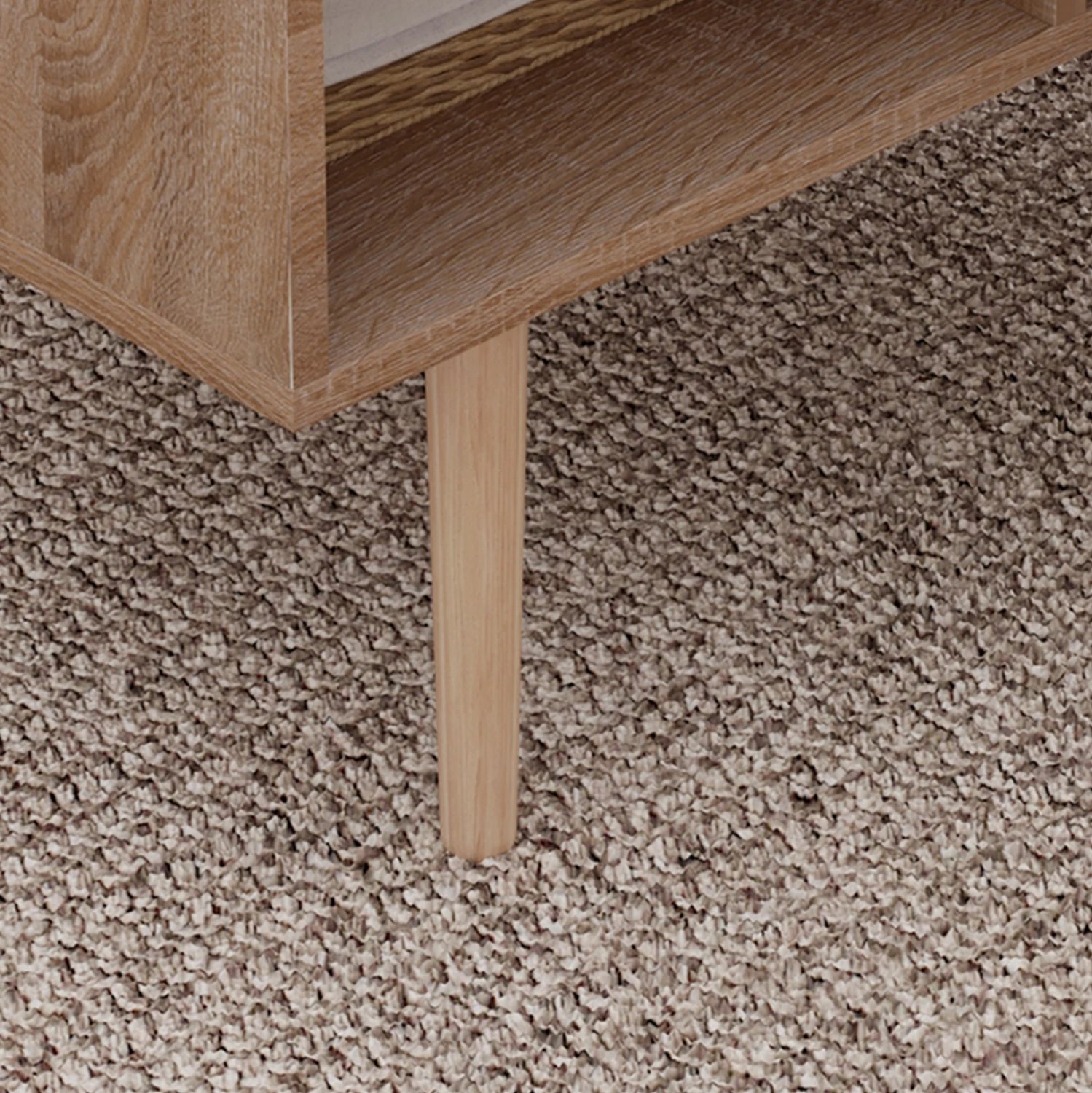 Tavolinë kafeje KRENER FH9877.04 melaminë në ngjyrë sonama & këmbë druri pishe të bardhë 104Χ50Χ42H cm Tavolinë kafeje KRENER FH9877.04 melaminë në ngjyrë sonama & këmbë druri pishe të bardhë 104Χ50Χ42H cm