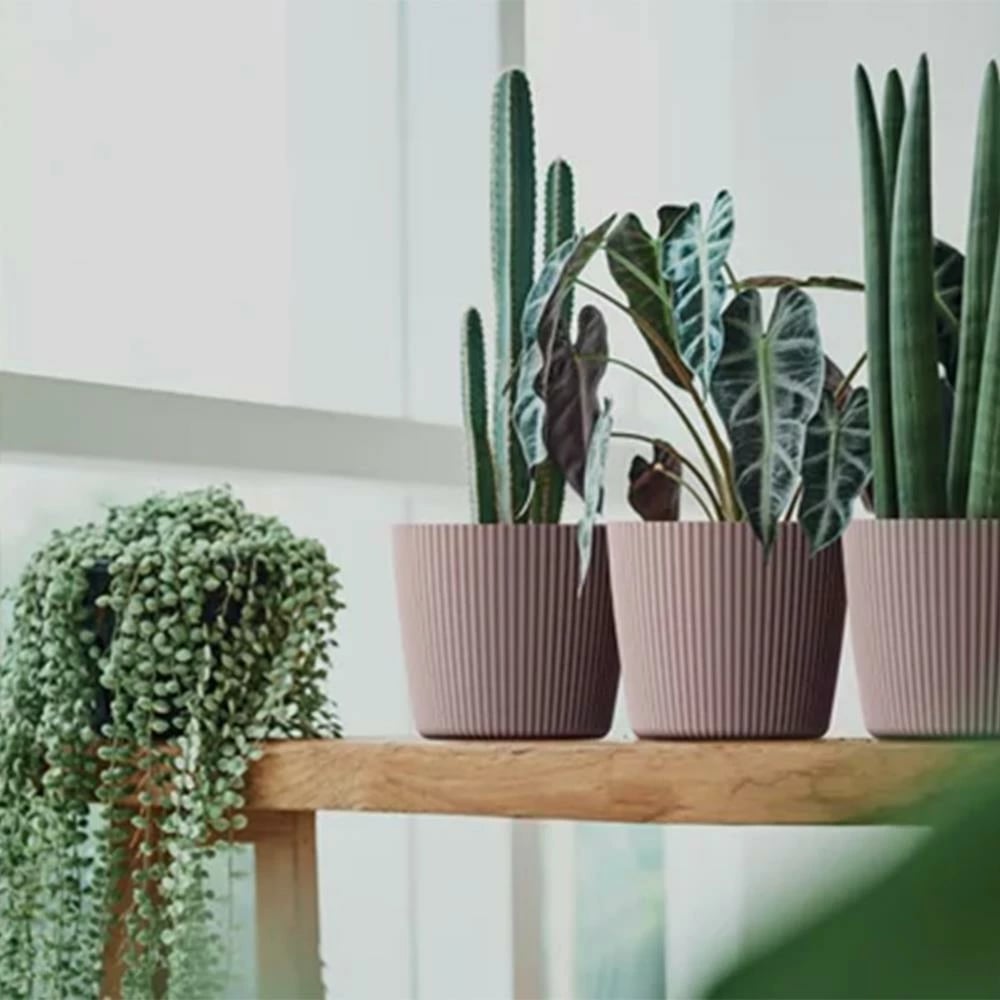 Vazo Milly e bardhë NEXT, H25.7xΦ29.8cm, dy në një