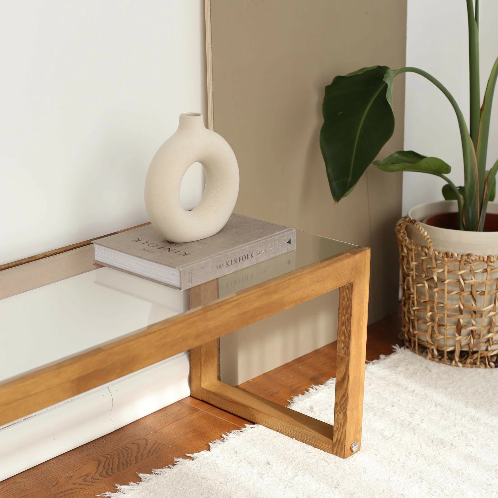 Komodë për TV Hanah Home, dru i fortë, Via