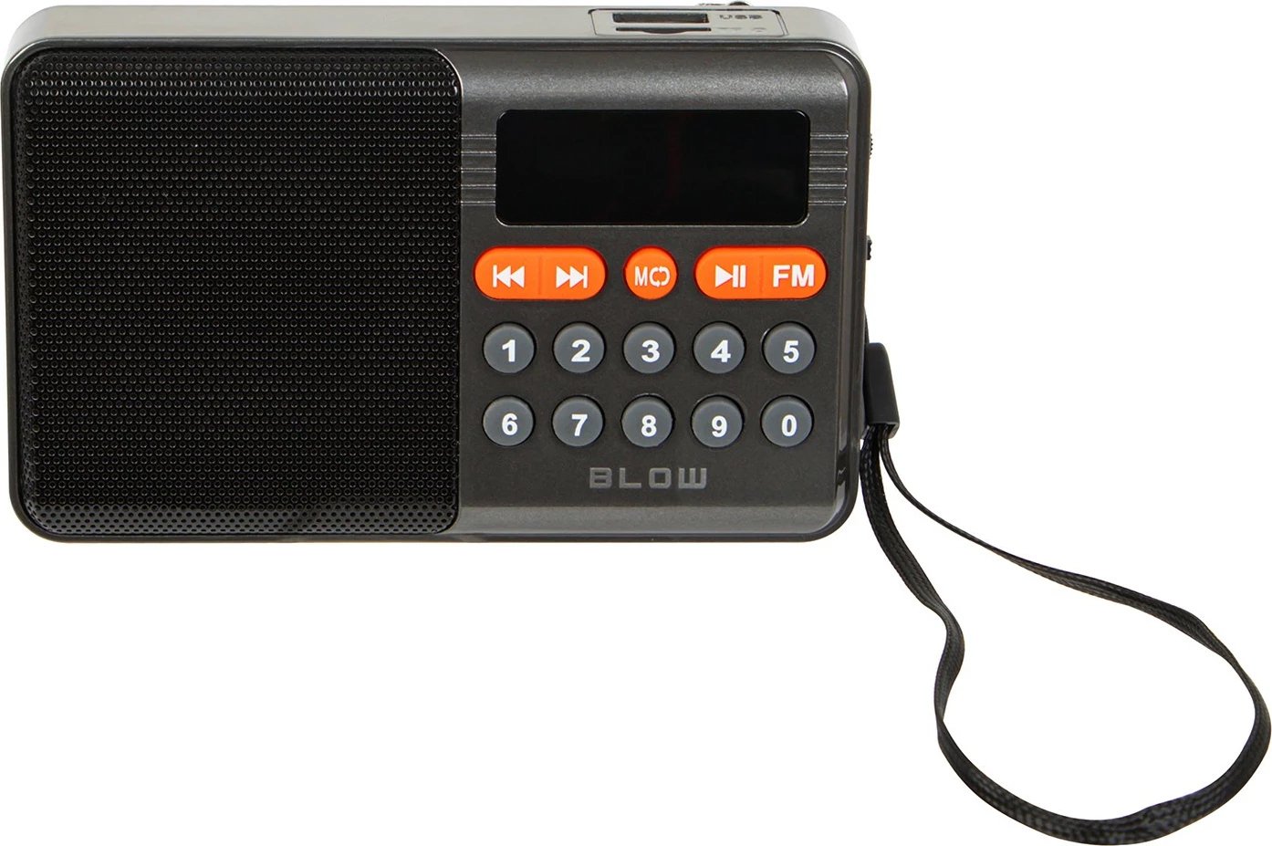 Radio portativ analog AM/FM me Bluetooth, BLOW RA18, altoparlant mono, USB/microSD/AUX, bateri 800 mAh, karikim USB-C, i zi