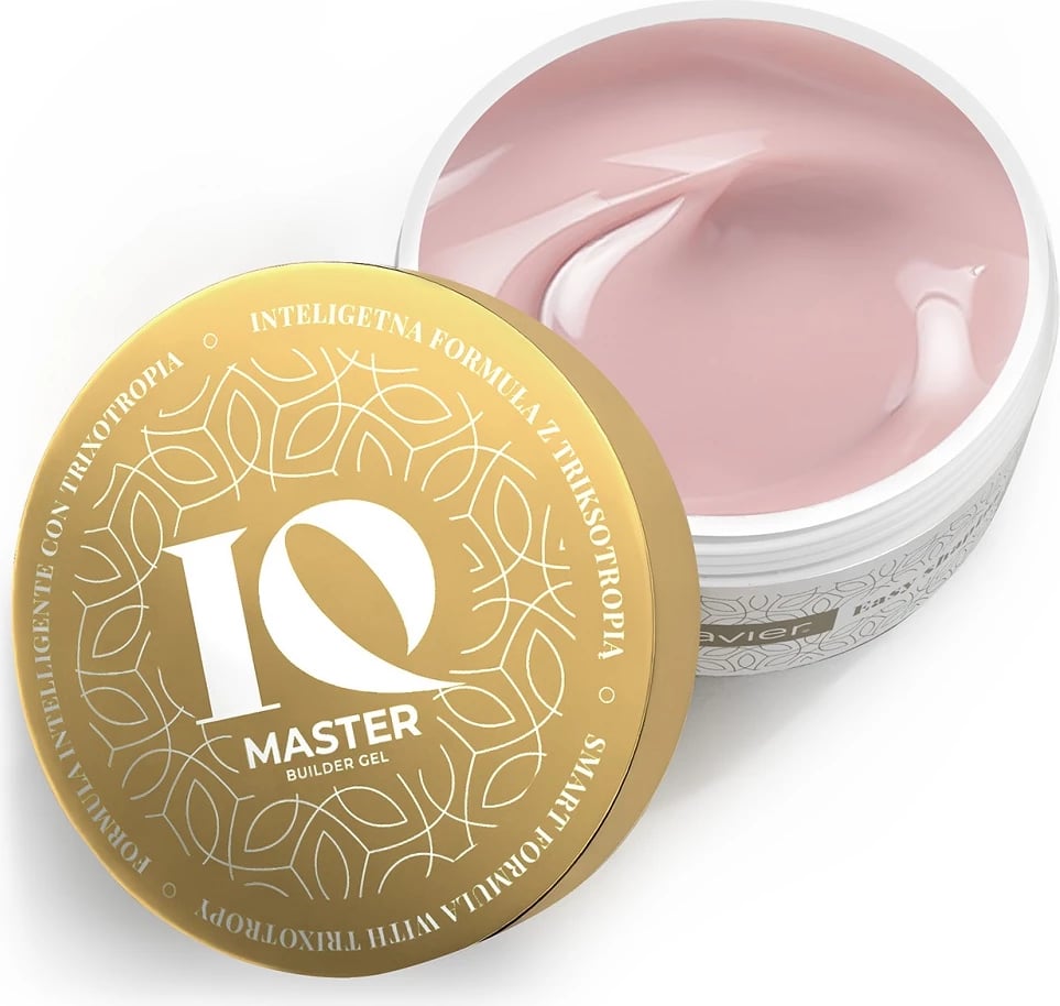 Xhel ndërtues për thonj Clavier IQ Master për femra Dirty Pink 50g