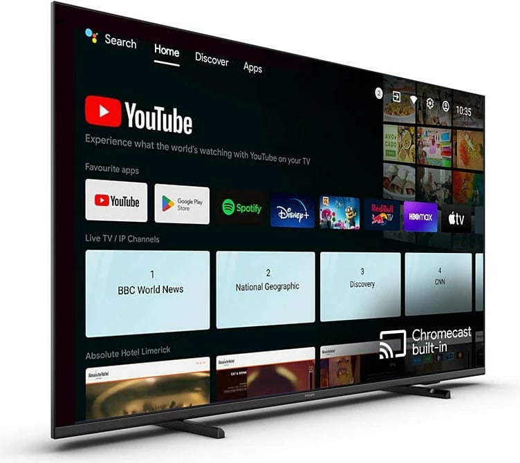 Televizor Philips 55HFL4518U/12, 55 inç, 4K Ultra HD, Android TV, Chromecast, i zi